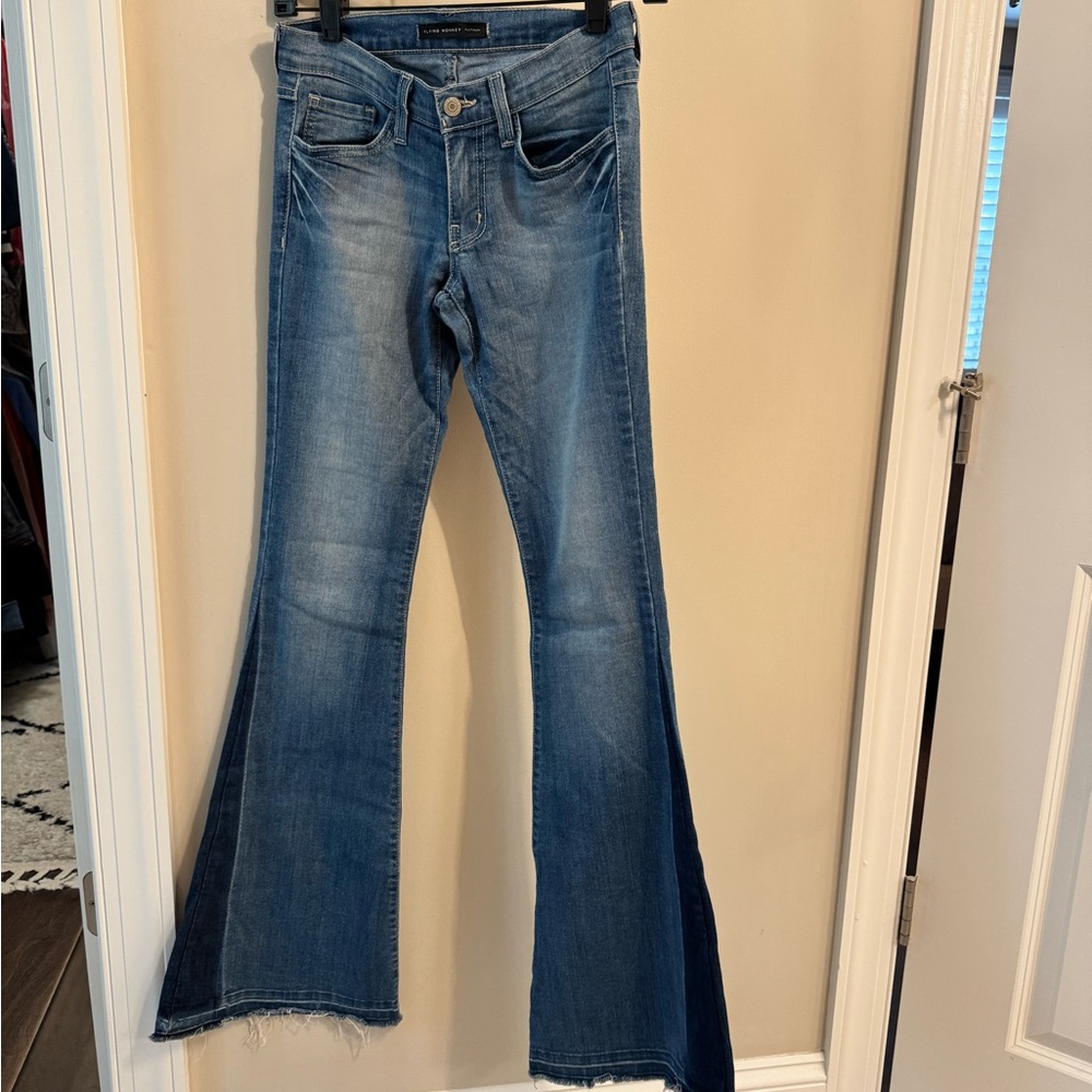 Flying Monkey Blue Flare Bell Bottom Jeans